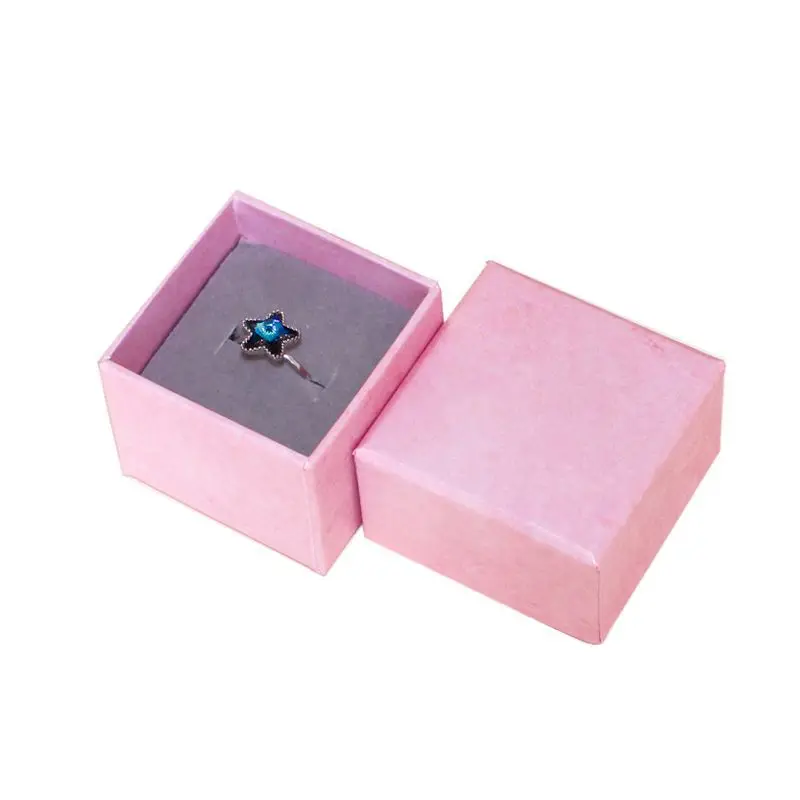 Ювелирная коробка 12 шт./партия Высококачественная розовая бумажная Подарочная коробка винтажный дизайн ожерелье/кольцо/серьги/браслет