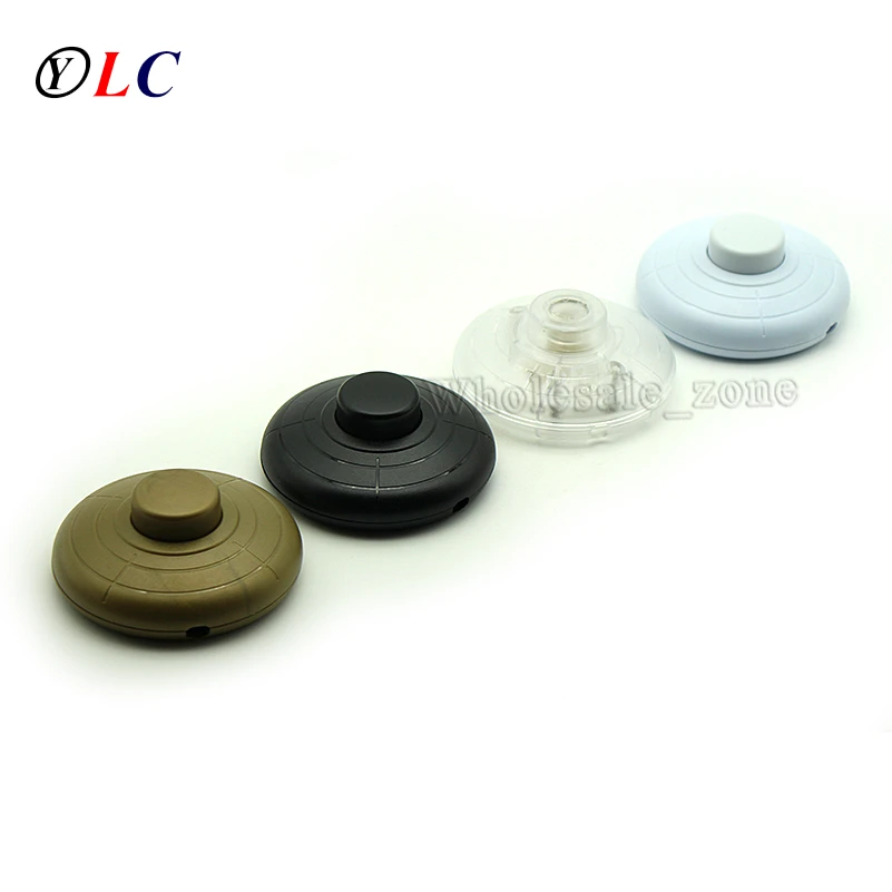 

AC 250V 2A Bedside lamp Floor Table Lamp LED In Line 500W Button Foot Switch Dimmer Home Use