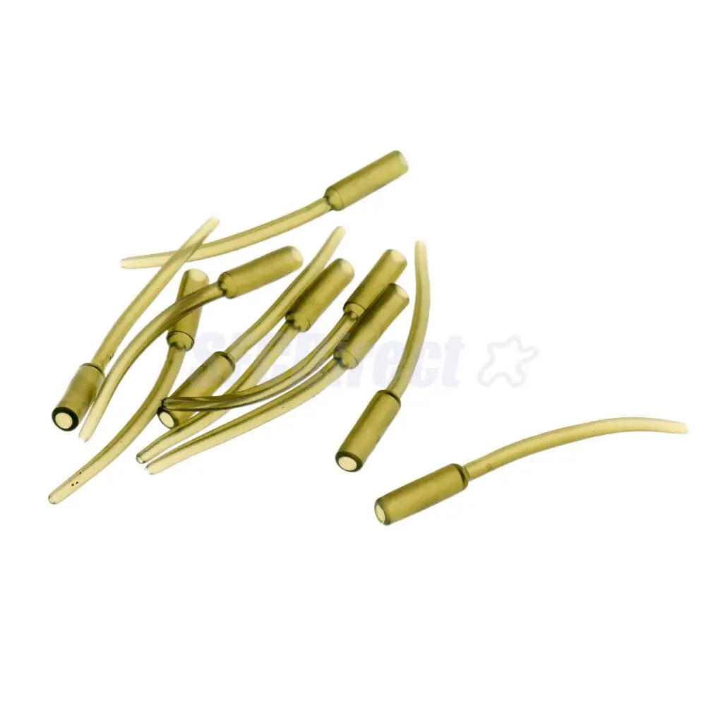 10/20/30Pcs Carp Fishing Soft Inline Lead Inserts Shockleader Sleeve Making Equipment Teriminal Tackle Quick Change Connector