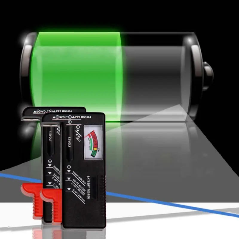 

AA/AAA/C/D/AG/9V/1.5V Display Universal Button Cell Battery Colour Coded Meter Indicate Volt Tester Checker Newest