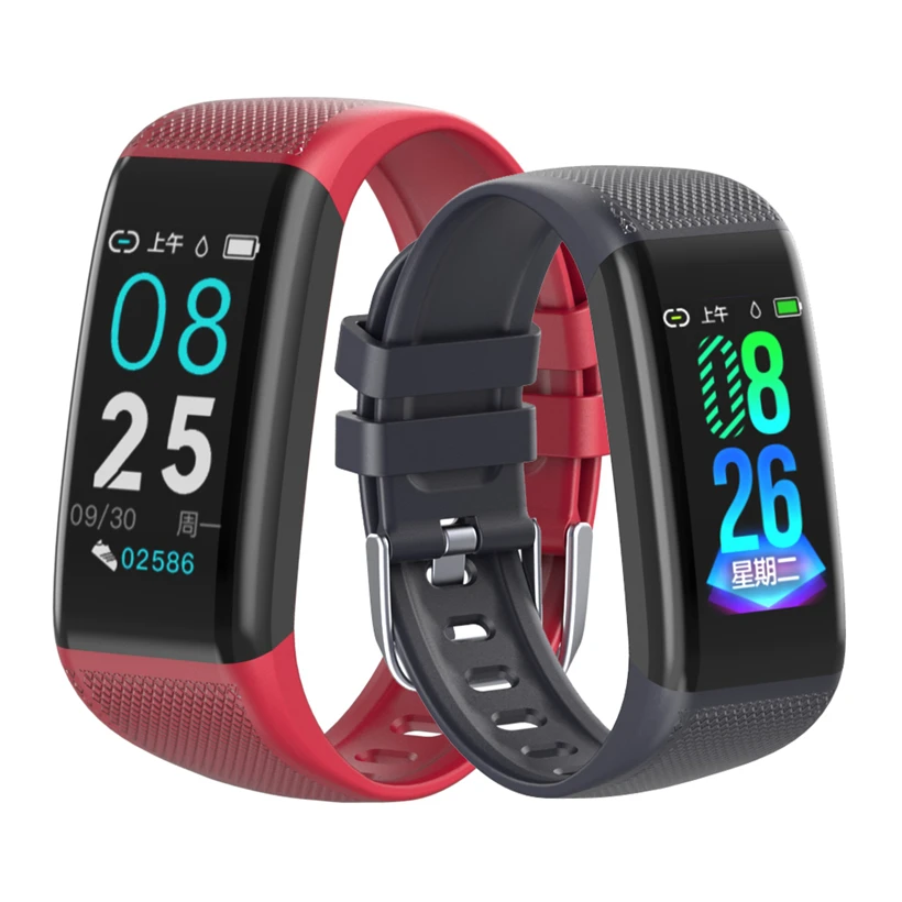 

1.14 Inch Color Screen C20 Smart Bracelet Movement Step Counter Heart Rate Blood Pressure Sleep Monitoring Health Tracker Band