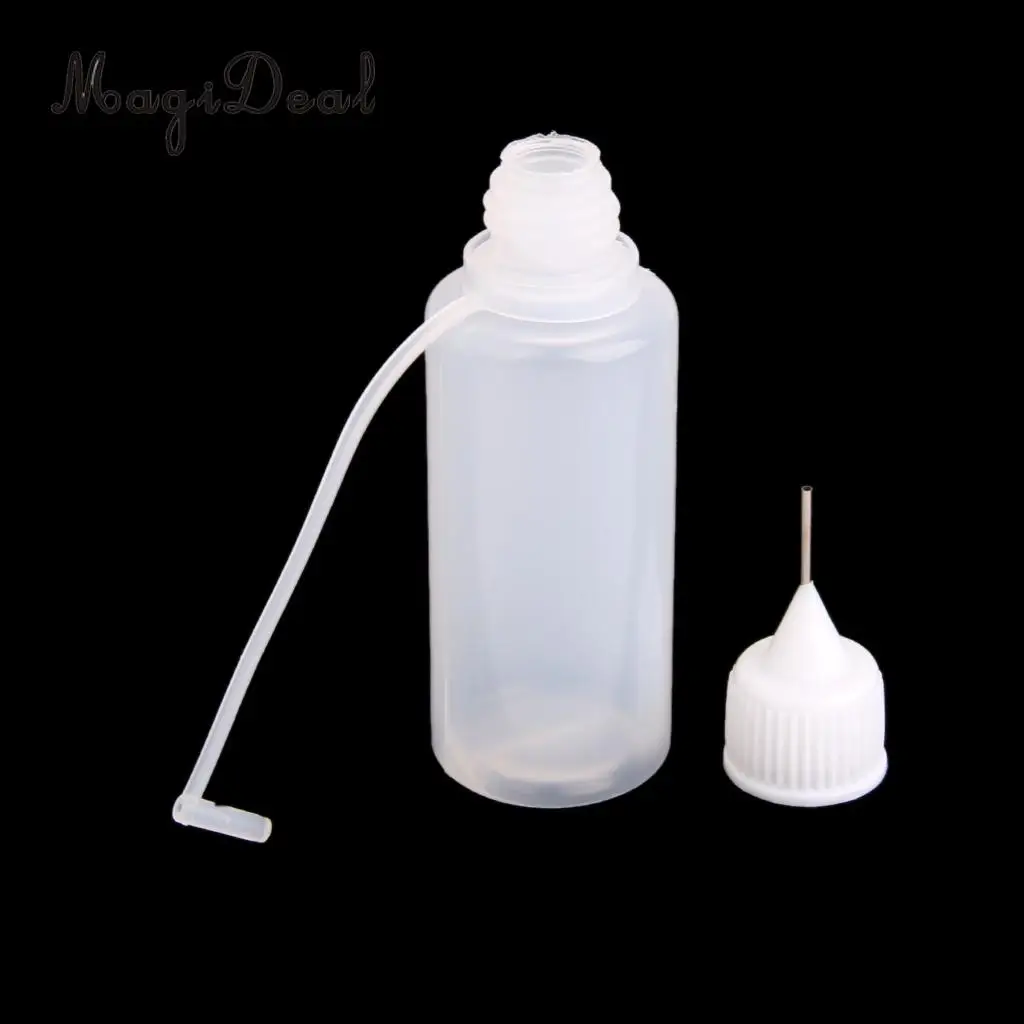 Kesoto 10pcs 10ml Needle Tip Empty Plastic Squeezable Dropper Bottle Liquid Storage Travel Thin Tip Dropper Bottles