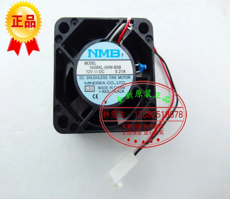 NMB-MAT НМБ 4020 DC12V 0.21A 1608KL-04W-B56 контроля температуры ШИМ Вентилятор охлаждения