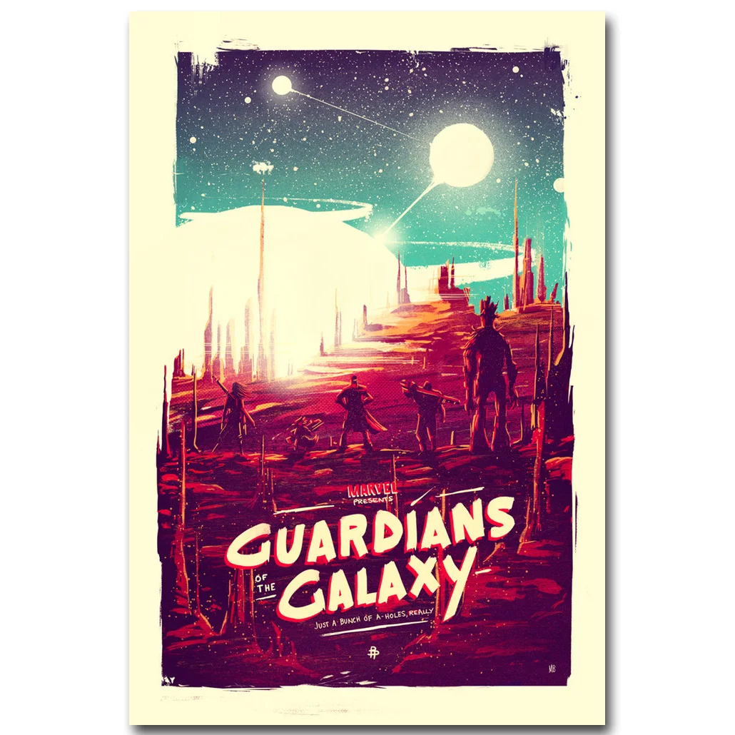 STAR LORD-Guardian of The Galaxy Art Шелковый тканевый плакат с принтом 13x20 24x36inch фильм о