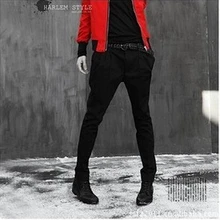 Для мужчин; модные штаны шаровары узкие повседневные штаны/27-31