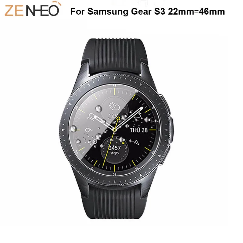 

Tempered film protective cover For Samsung Gear S3 watch protective shell explosion-proof scratch-resistant 2.5D Protective film