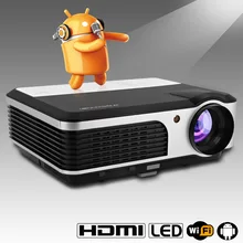CAIWEI portátil projetor 1080 P HD suporte HDMI VGA de áudio e vídeo TV Digital Projector de cinema em casa LEVOU Display LCD
