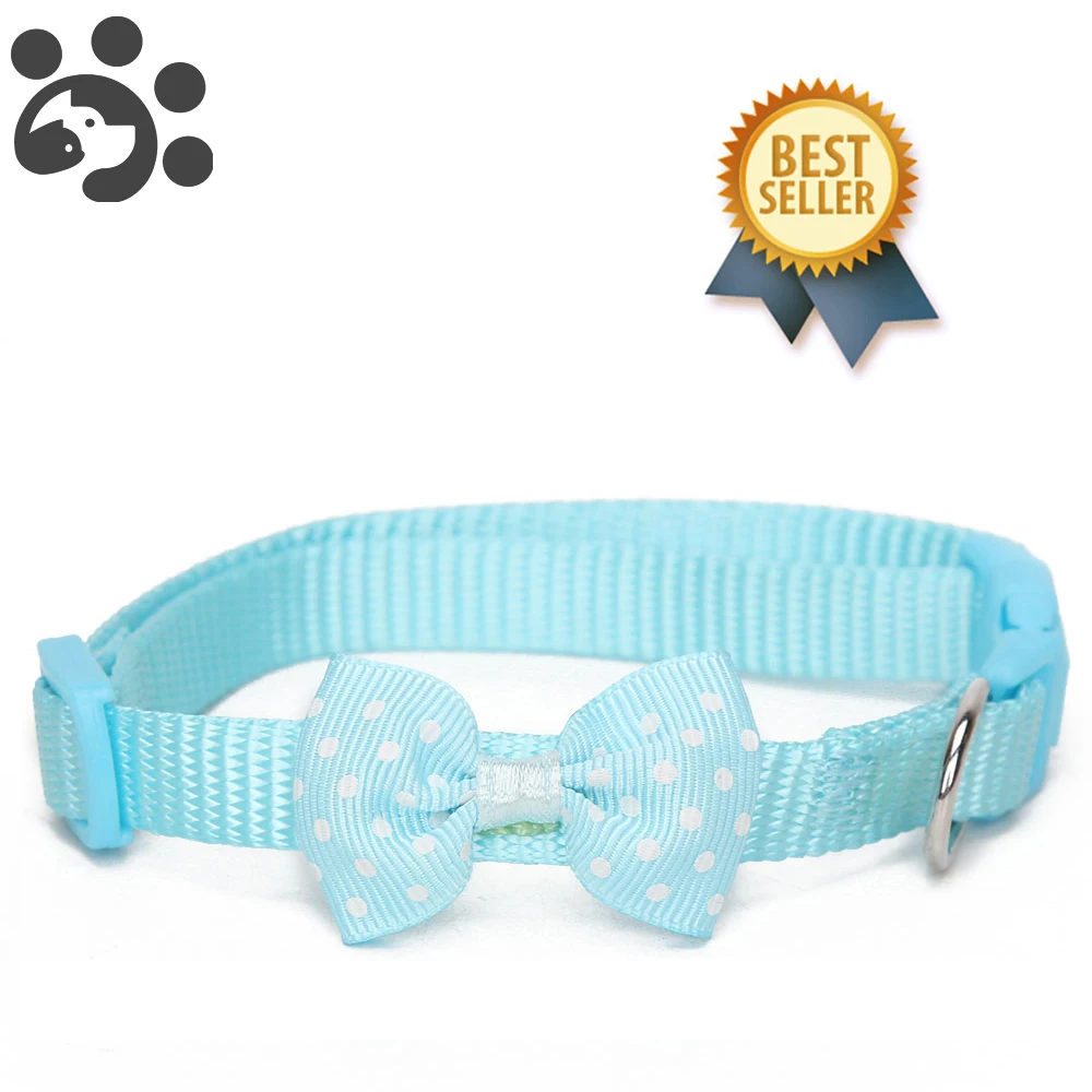 

Bowknot Cat Collar for Small Dog Puppy Kitten Adjustable Collars for Cats Charm Necklace Lead Summer Collar Chihuahua Pet MP0029