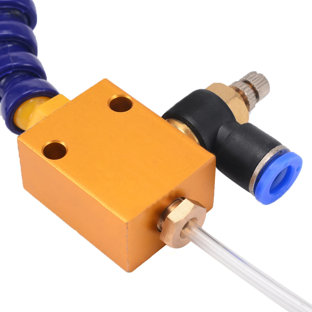 1pc New Mist Coolant Lubrication Spray System Unit Adjustable Metal Cutting Sprayer for CNC Lathe and Milling Carving Machine