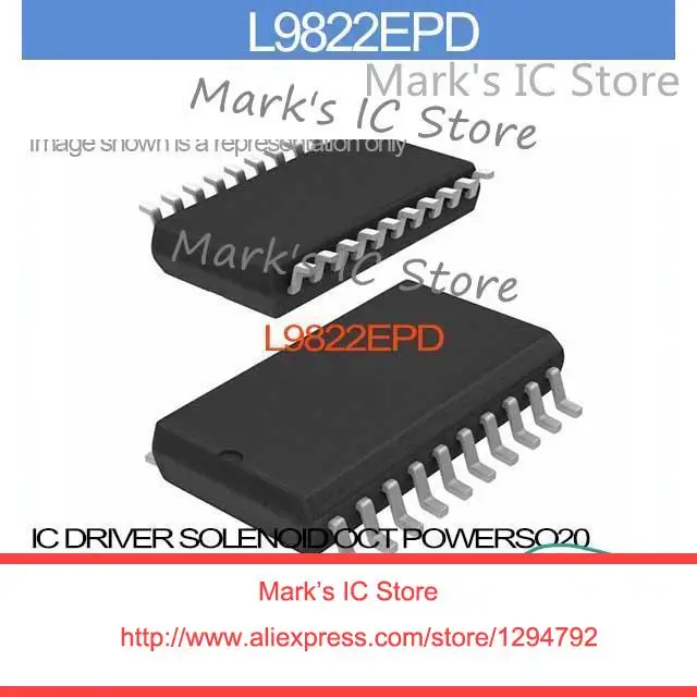 Электромагнитный Драйвер IC L9822EPD OCT POWERSO20 L9822EP 9822 L9822 9822E L982 9822EP | Электронные