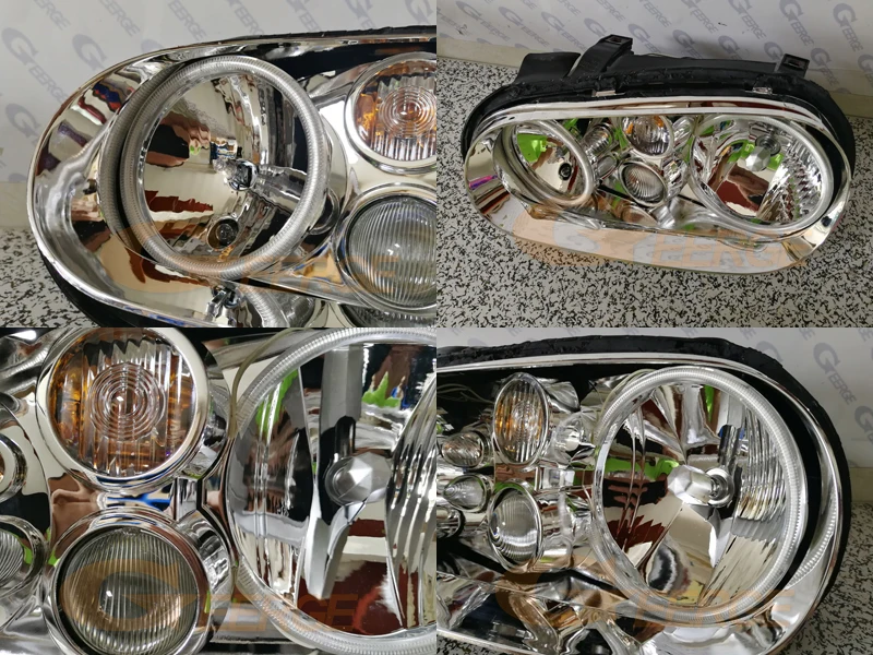 ccfl angel eyes Volkswagen VW Golf MK4 R32 GTi VR6 CABRIO A4 1998-2004(13)