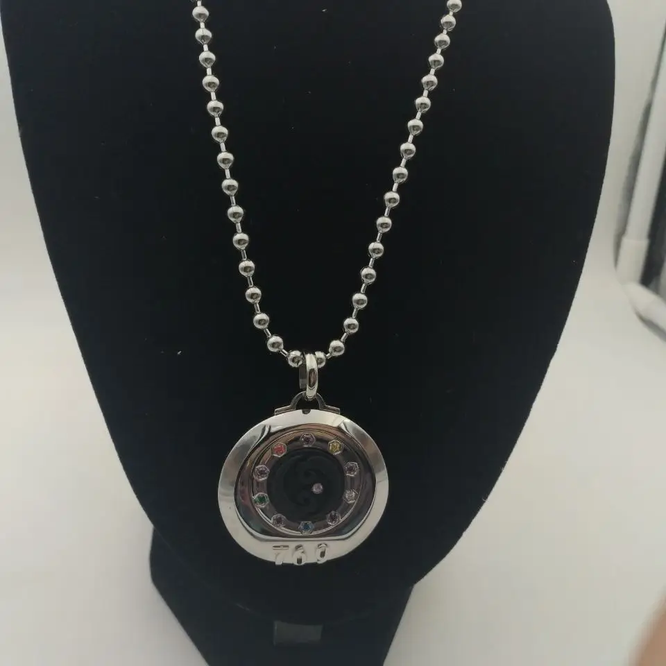 Fashion Charm Anion Energy Pendant Scientific Digital Pendant Necklace