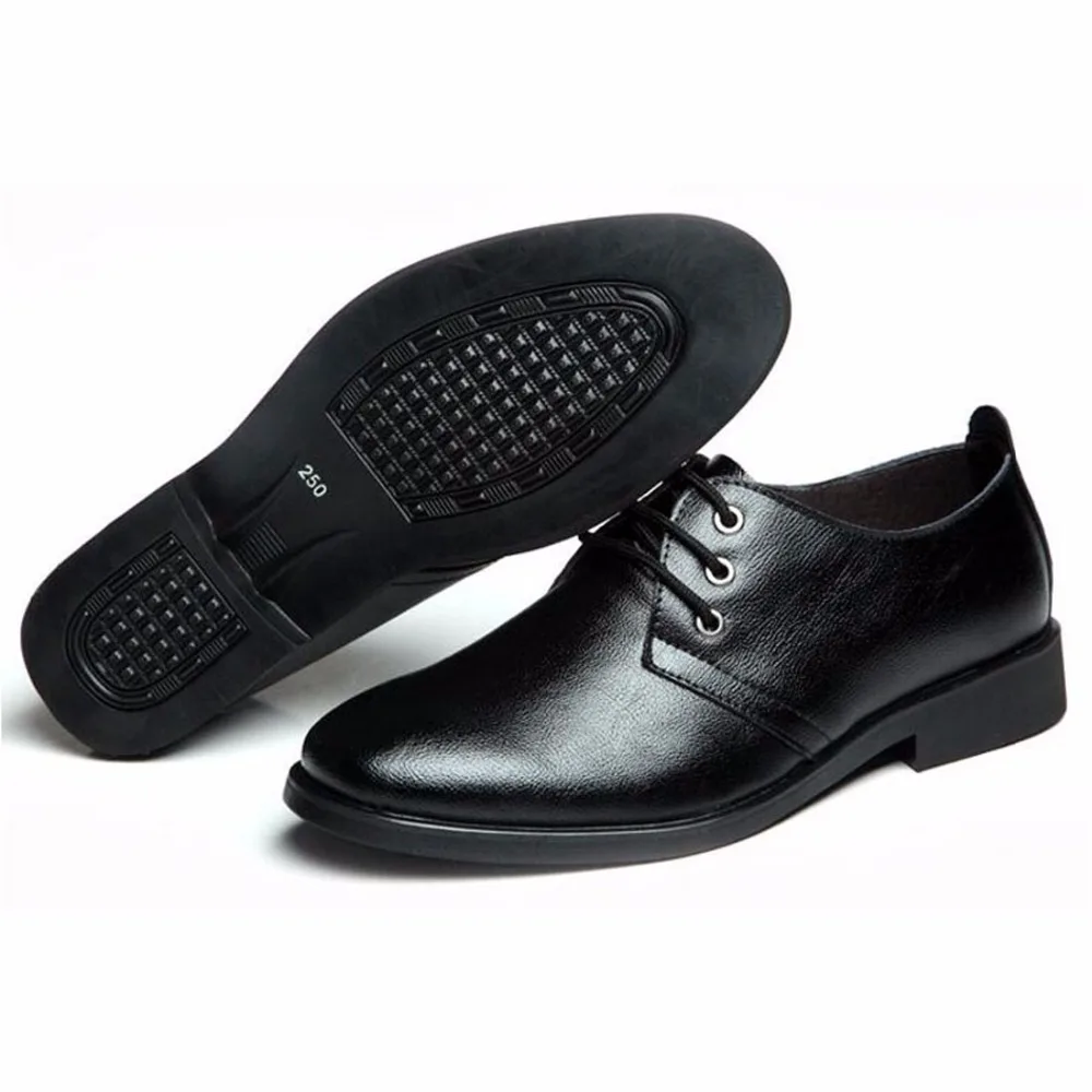 Мужские классические туфли ZJNNK черные коричневые мужские кожаные