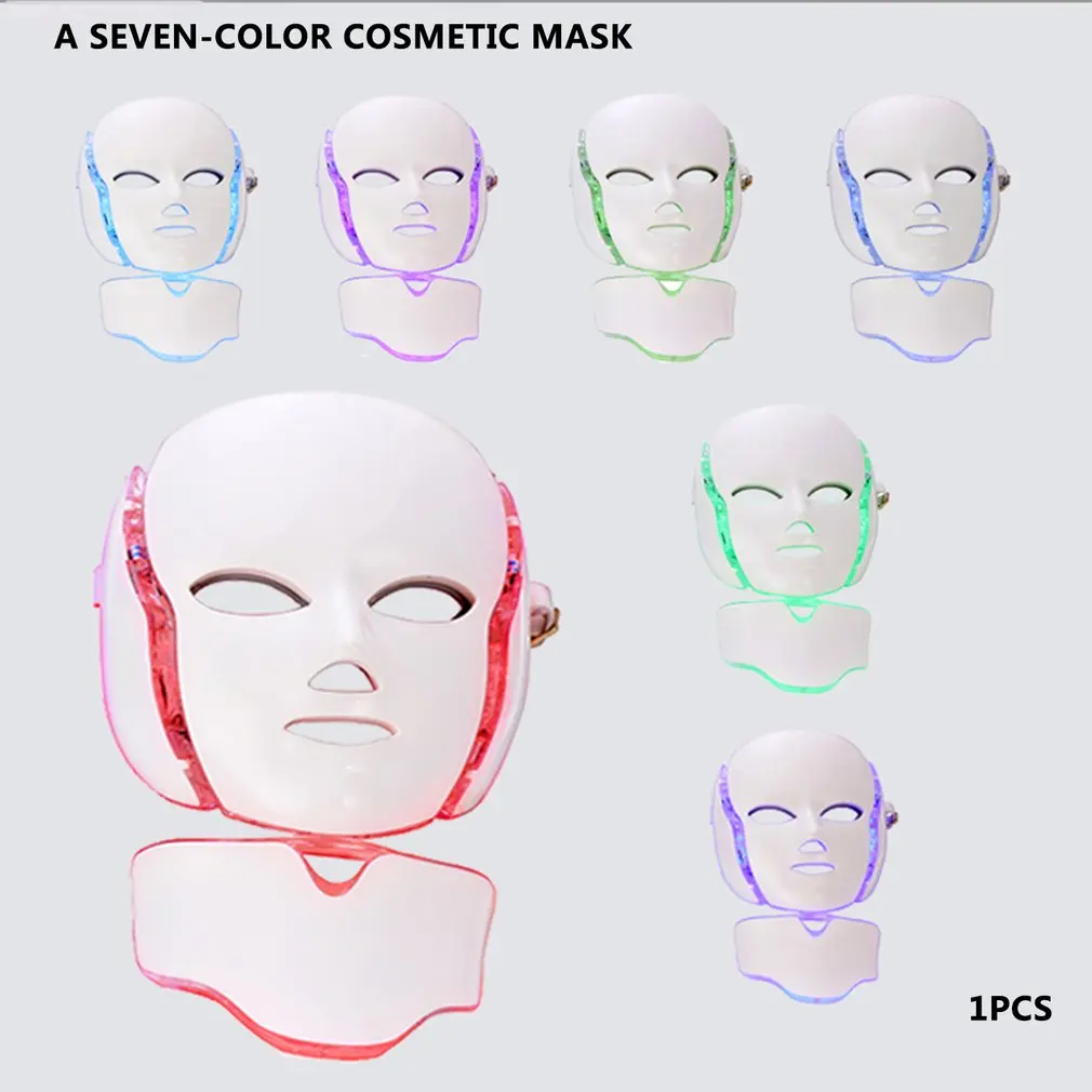  Led 7 Color Mask Instrument Colorful Mask With Micro-Electric Skin Photon Mask Machine Photon Power - 4000021212678