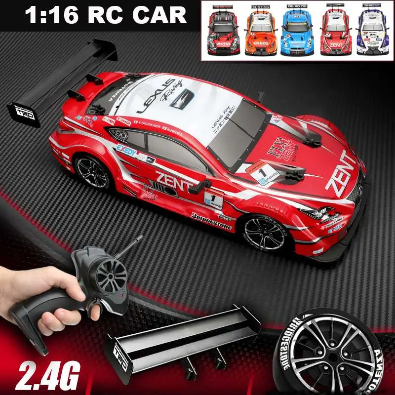 

RC Car Drift Racing Car 1:16 RC Electric Remote Control Power 2.4G Charging Drift Off-road Racing Car Toy Vehicle Electronic Toy