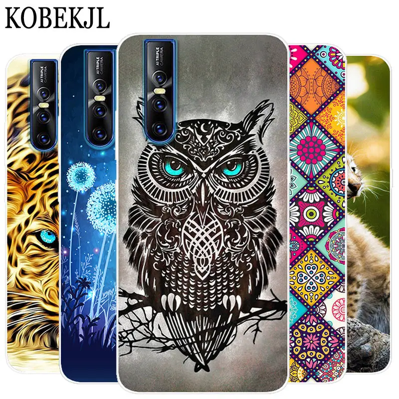 Силиконовый чехол для телефона VIVO V15 Pro Мягкие Мультяшные из ТПУ телефонов крышка