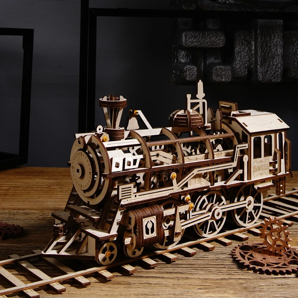 Робовремя DIY механическая модель строительные наборы по часовой стрелке 3D
