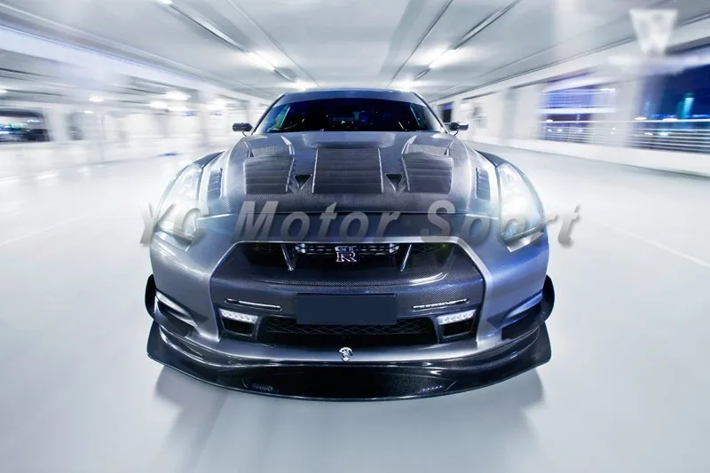 2008-2011 Nissan R35 GTR CBA Amuse Style Front Lip Diffuser  (11)