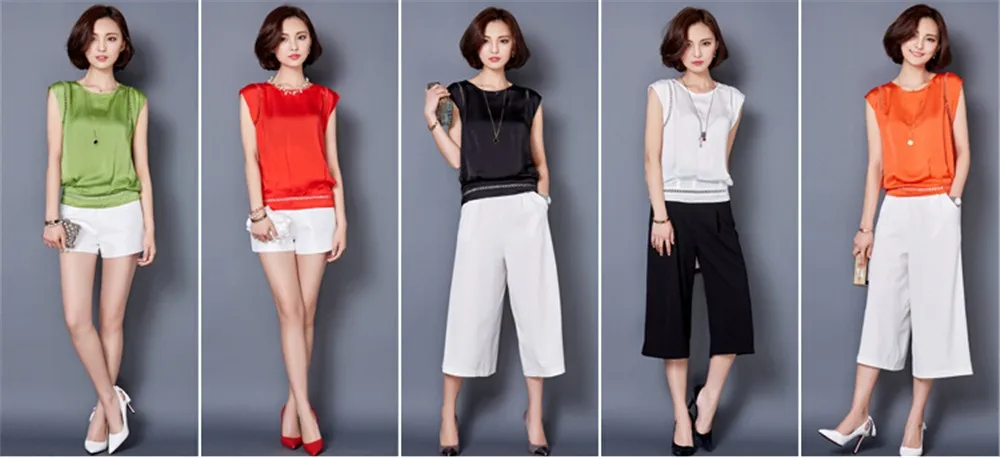 Big Size M-3XL Luxury Chiffon Tank Top For Women Summer Fashion Crop Tops Women\'s Sleeveless Tank Vest Tops Lady Sexy Camis (6)