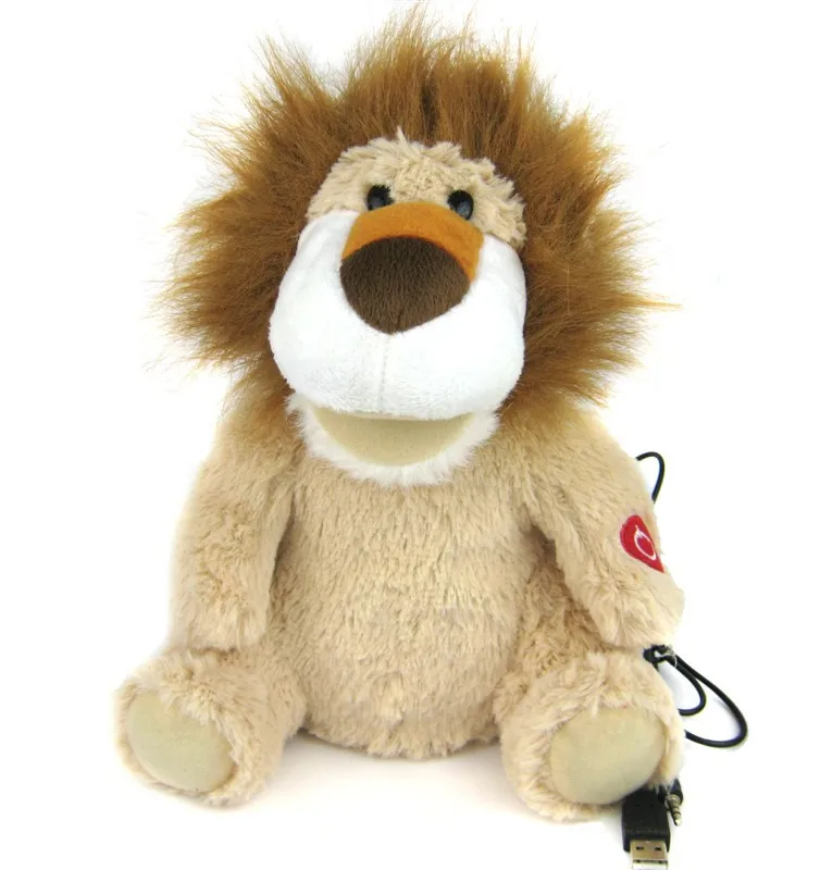 Nice gift USB Mini Doll Speakers Lion King Speaker talking plush toys