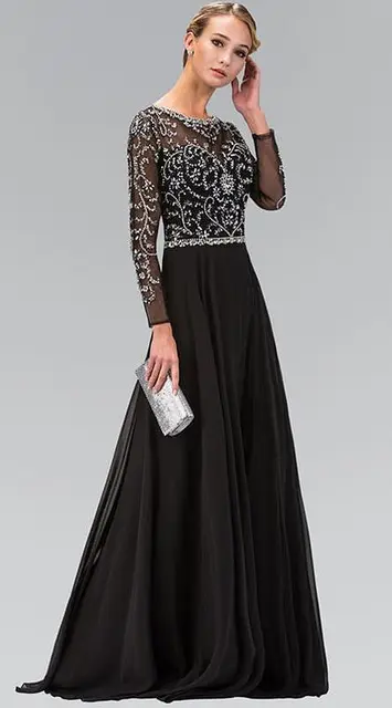 Black and Silver Prom Dresses