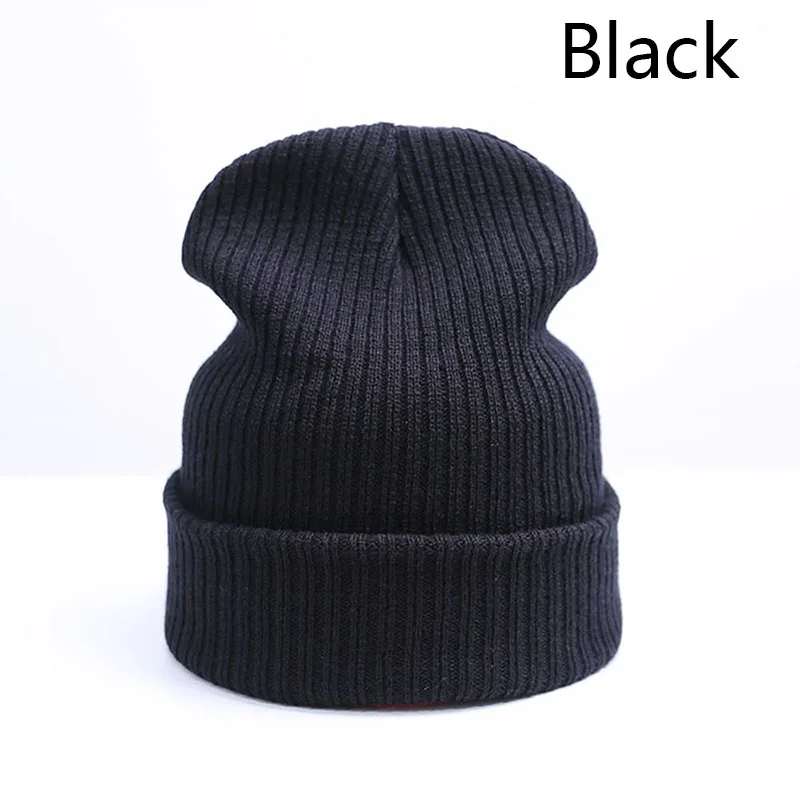 MLTBB Новинка Skullies Beanies зимняя женская шапка Мужская Skullies шапки теплая шапка для отдыха Зимняя шерстяная зимняя шапка более толстая крышка - Цвет: A