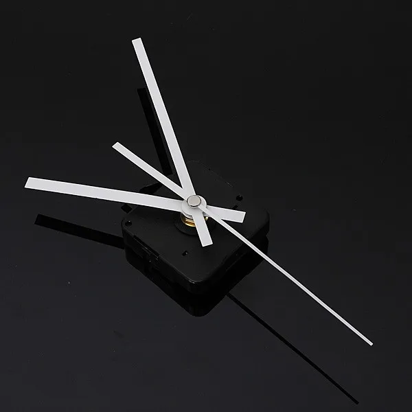 10 шт. кварцевые часы механизм длинный шпиндель белый ручной ремонт DIY Kit бесшумный 55x55x16 мм