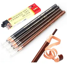 1Pcs 5 Colors 19.5cm Fashion Women Beauty Makeup Eyebrow Enhancer Maquiagem Tools Soft Crayon Waterproof Eyebrow Eyeliner Pencil