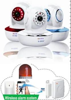 

Cloud Storage P2P WIFI IP Camera Support 433Mhz Alarm Sensor 720/960/1080P Optional