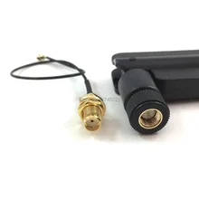 10 шт. 4 г Lte роутер внешняя антенна с высоким коэффициентом усиления 38dbi Sma штекер+ SMA женский переборка к Ufl./IPX косички кабель 1,13 15 см