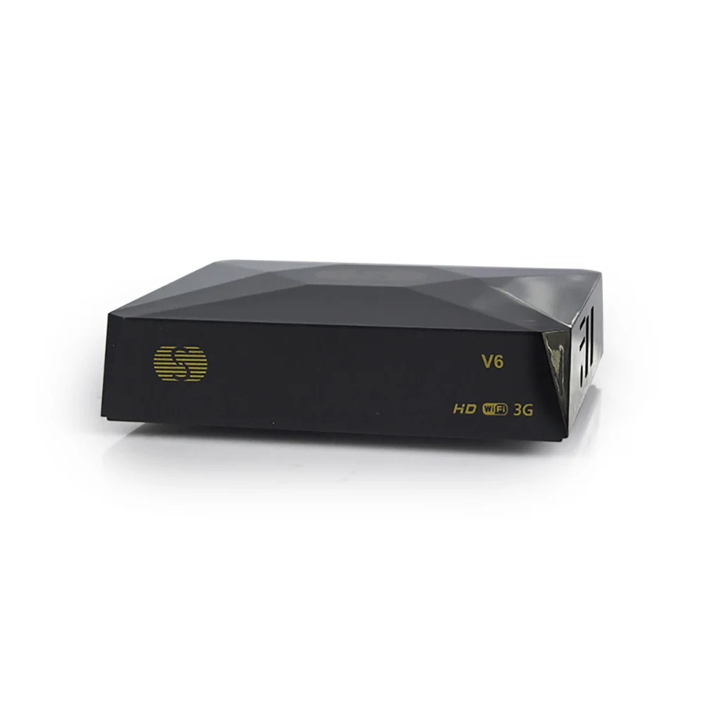 S V6 TV Box DVB S2 приемное устройство спутник цифровой спутниковый ресивер Поддержка