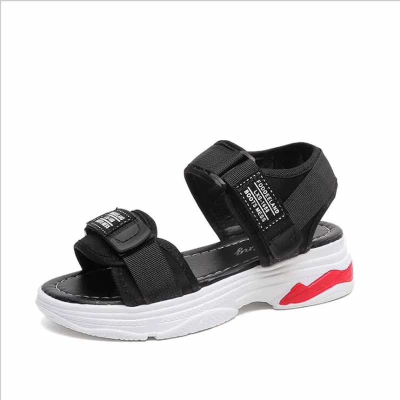 

Women Sandals 2019 Summer Casual Women Shoes Leather Ladies Flat Sandal Soft Bottom Slip On Sandals Handmade Woman Sandal