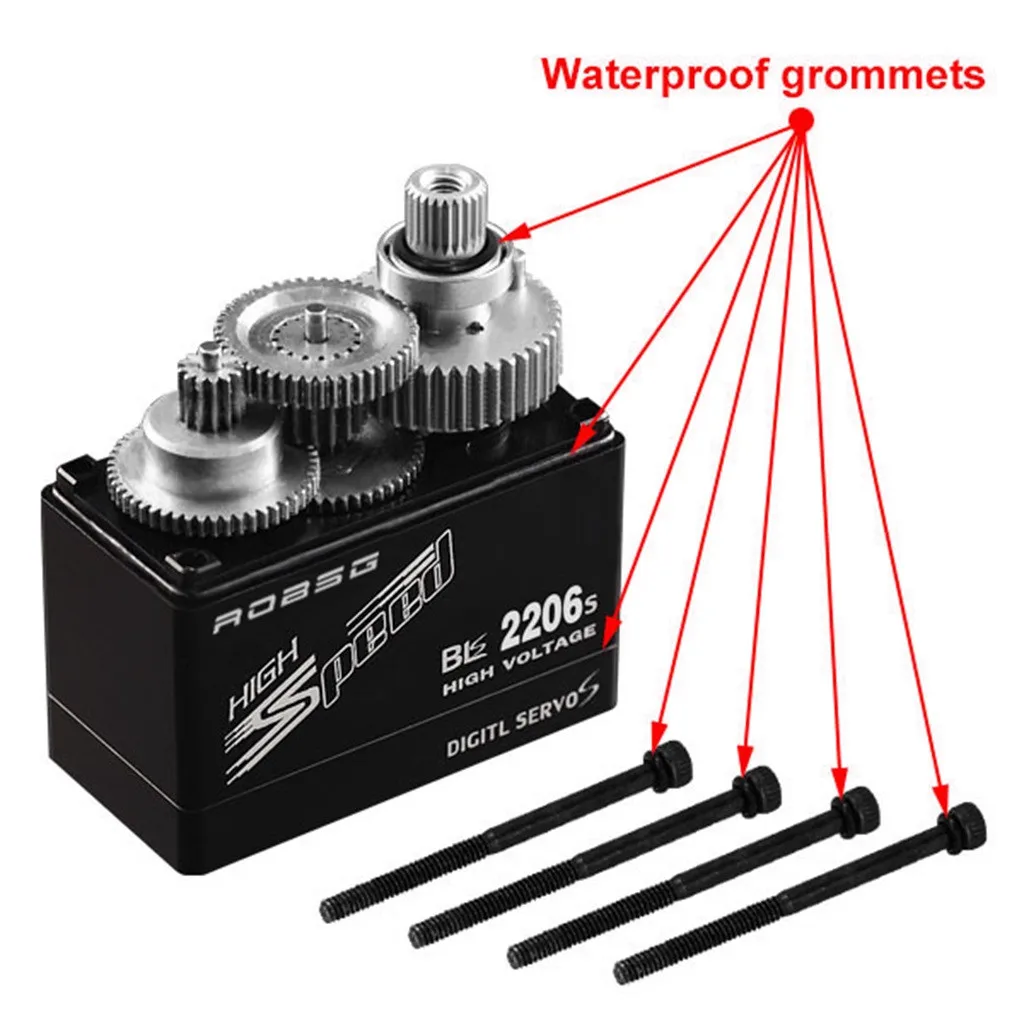 

BLS2206S 180 Degree Digital RC Servo 25KG Torque Waterproof Metal RC Servo Motor High Performance Standard Multivoltage Digital