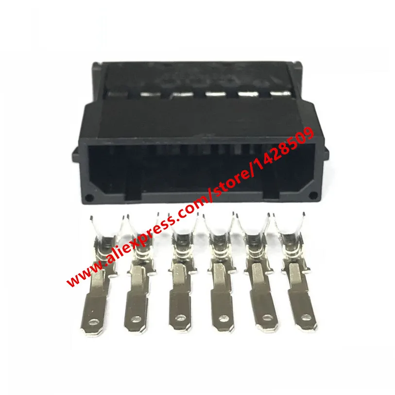1 Set 6 Pin Automotive Connector Male Auto Electrical Plug 893 971 996