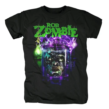 

Bloodhoof Rob Zombie Black Short Sleeve T-Shirt Tops Tee Asian Size