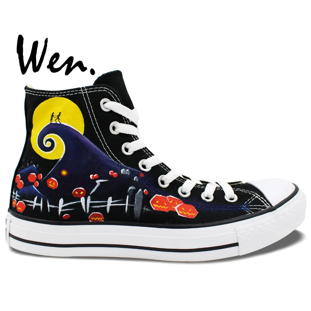 black vans with flames