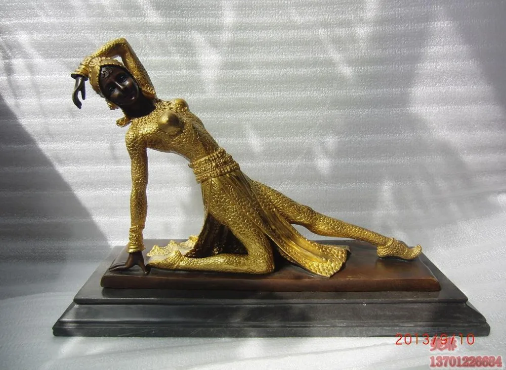 

free European bronze ornaments bronze copper handicrafts Girls decorative figure statue fast