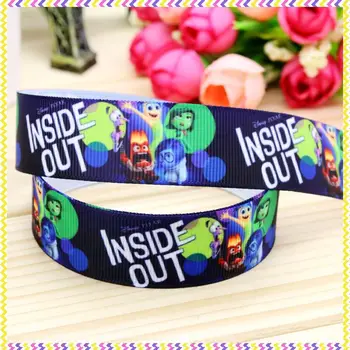 

New 7/8'' Free shipping printed grosgrain ribbon hair bow headwear party decoration wholesale OEM 22mm H4093