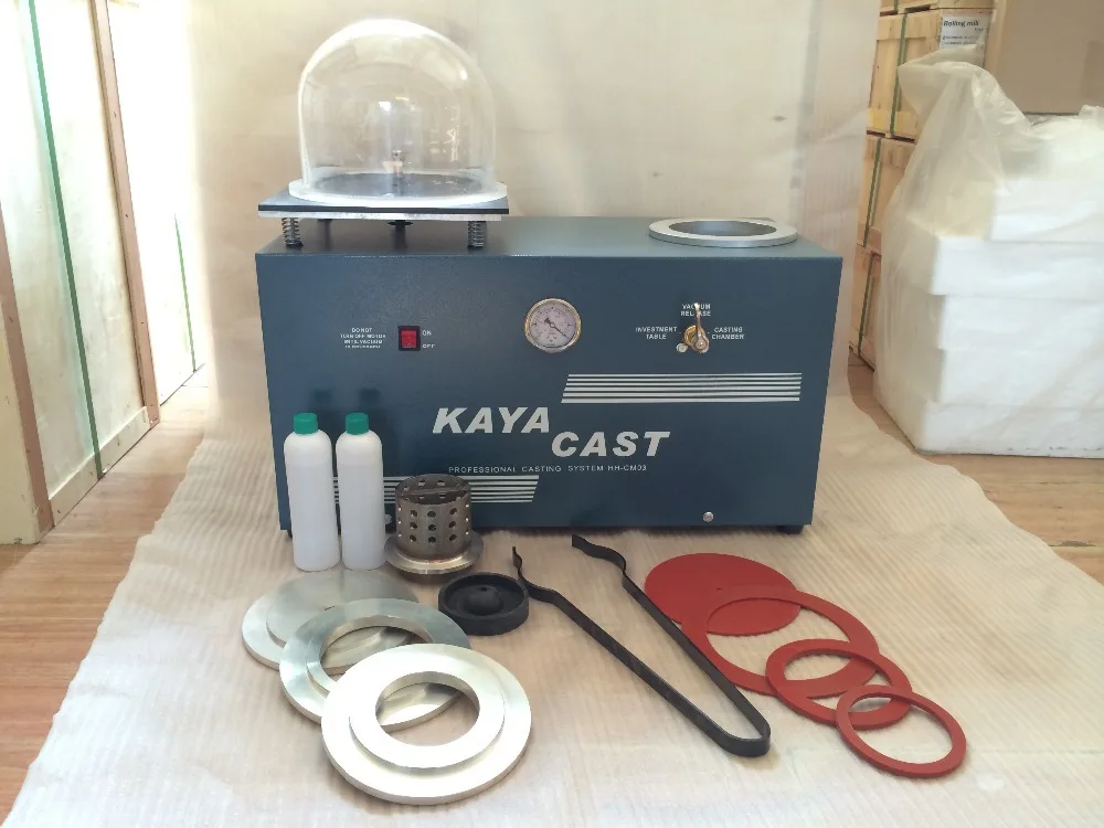 HH-CM03 средние вакуумное инвестирование и литье устройство для формованных изделий, мини ювелирные изделия воск Золотое литье машина, Kaya жилет литья машина