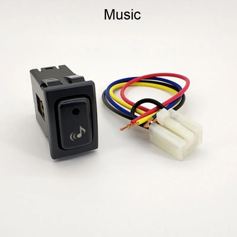 Блок питания на рулевом колесе Отопление зеркало заднего вида Отопление Музыка Аудио электронный переключатель в виде собаки кнопка провода для Suzuki Liana A6