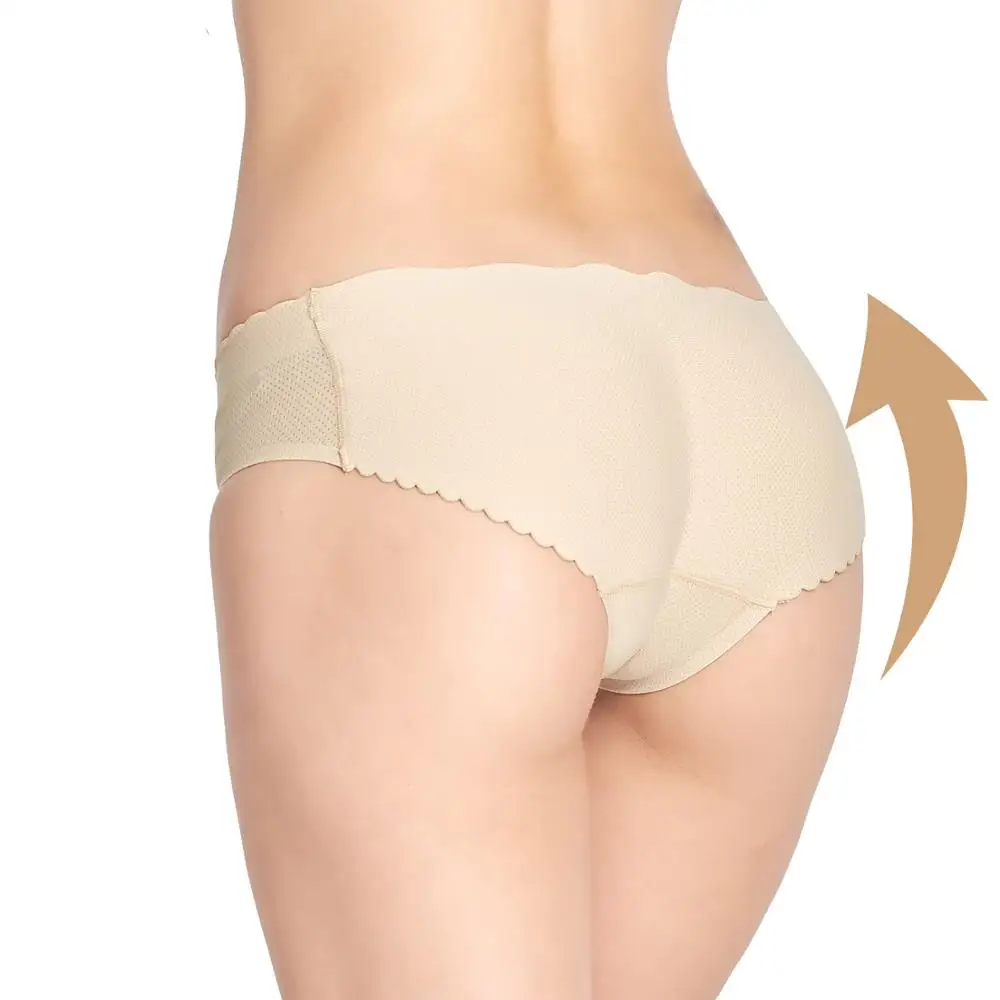 Lift Buttocks Butt Padded Hip Padding reductive strip waist modeling strap Women Body Shaper body shaper Waist Shaping Ass - Цвет: beige