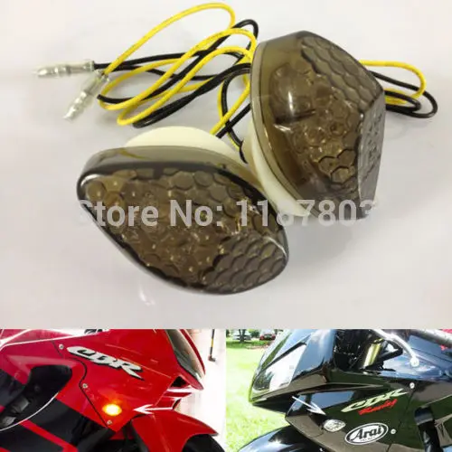 Передние Сигналы поворота для мотоцикла светодиодсветильник Honda CBR 600RR 2003 2008 F3 F4 F4i