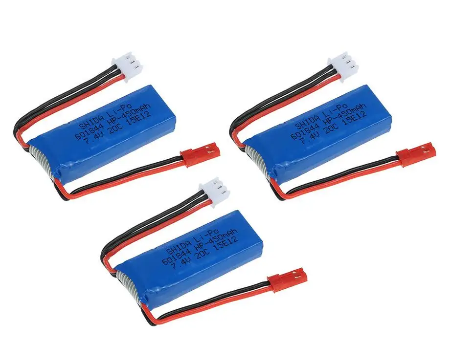 2 шт./лот 7,4 в 450 мА/ч, 20C Lipo Батарея 2S для WLtoys K969 K989 K999 P929 P939 машинка на радиоуправлении