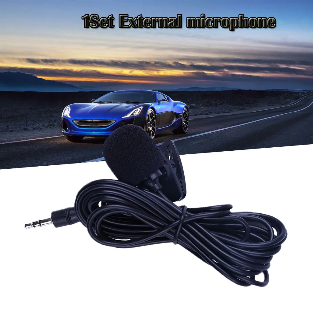

9.7 X 6.7mm Car External Microphone Car Stereo GPS For Bluetooth Enabled Audio DVD External Mic #YL1