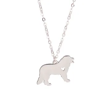 

Hot Sale 10pcs Explosion Models Cute Bernese Mountain Dog necklace animal jewelry necklace dog lovers to the dear friends
