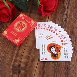 1 компл. набор для покера в мультяшном стиле карты свадьбу реквизит подарок семья сбор вечерние партии игральные карты