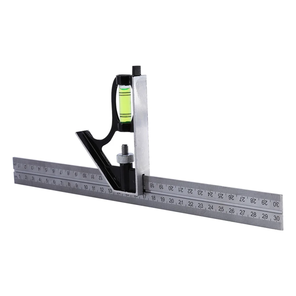 

Newstyle Combination Square Angle Ruler 300mm Adjustable Engineers Bubble Level Measure Tools Zinc Alloy Angle Finder Protractor