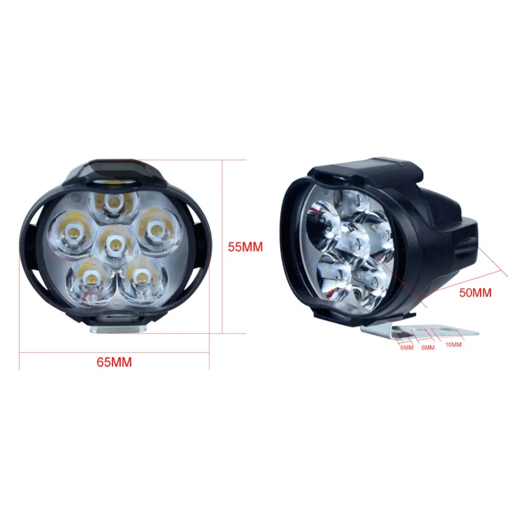 Led ampoule 1000Lm Motos Led Phare Lampe скутеры Phares анти-Brouillard Spotlight 6500 K Блан де траваил Точечный светильник 9-85 в 16 Вт