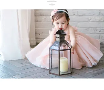 

Summer Elegant Chiffon Pink Girl Dress Kid Evening Prom Party Pageant dress Bridesmaid Flower wedding party Girl Dresses 1-10T