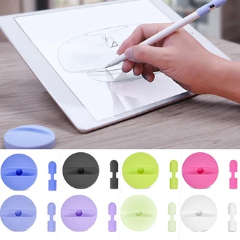 

Cewaal Pencil Pens Stand Pencil Cap Portable Multifunction Nib Protective Case Anti Lost For Apple Pencil Office Supplies